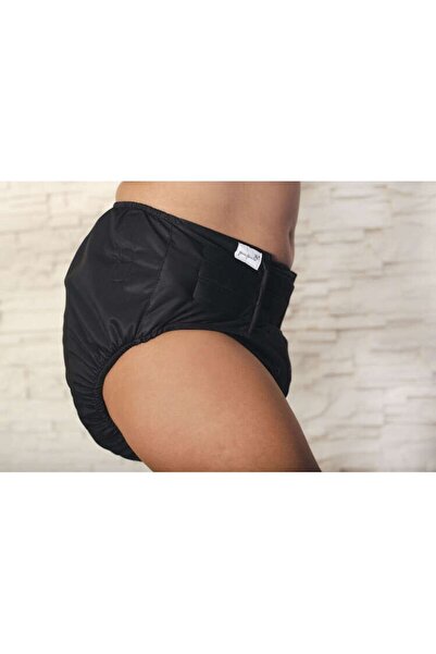 Pupus Reusable Adult Diaper, XL/2XL (110-160 cm), set with 1 bamboo insert, black