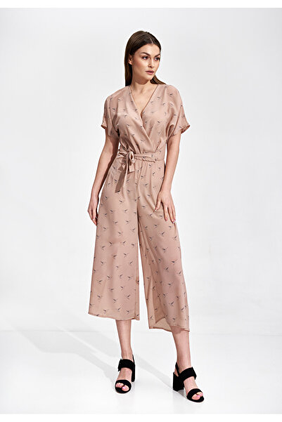 Figl Light blue kimono jumpsuit - loose jumpsuit - pink M863 size L/XL