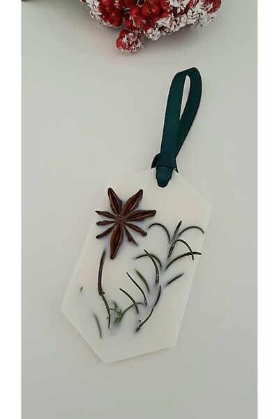 ArtINA esmaraldchic Anise and Rosemary closet air freshener, essential clove and rosemary scent, handmade, soy wax