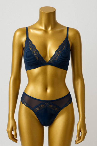 Gizli Rüya Kadife Sütyen Takım