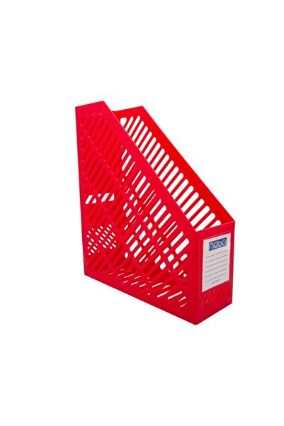 Ark вертикална цветна поставка за документи, 80 x 250 x 300 мм, червена