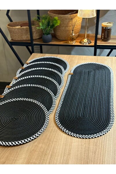 Thalia Home Black and White Supla Runner Team American Serving Team