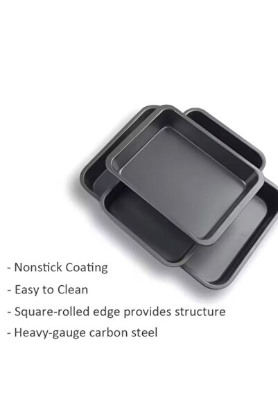 Hoffmanns Premium Baking Tray Set – Non-Stick, Various Sizes, Super Durable, S/M/L