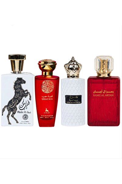 ARD AL ZAAFARAN Set of 4 Oriental Perfumes (2xWomen + 2xMen)