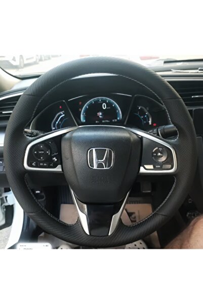 ÖZGÜR DERİ DİREKSİYON HONDA CİVİC Fc5 ARACA ÖZEL KARBON DELİKLİ DİREKSİYON KI...