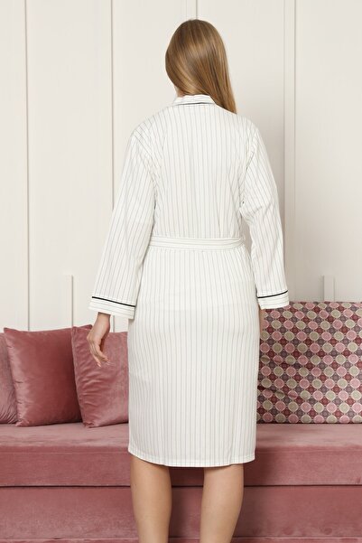 Espuar Women's 881 Striped Single Robe