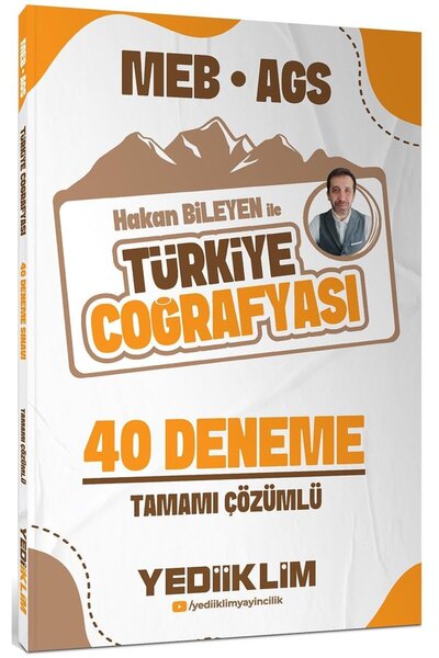 Yediiklim Yayınları Yediiklim MEB AGS Hakan Bileyen ile Türkiye Coğrafyası Ta...