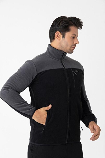 Crozwise ERKEK TAM FERMUARLI POLAR SWEAT