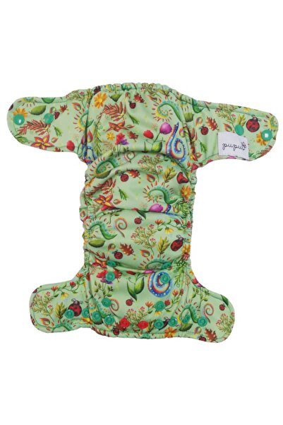 Pupus AIO diapers (all-in-one) mini OS 5-11kg - Flowers