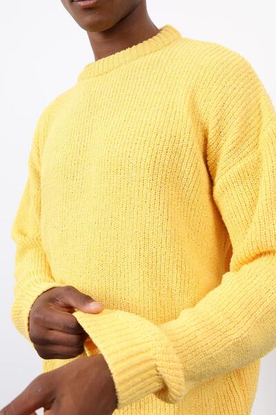 Antioch Yellow Knitted Sweater Men's Sweater