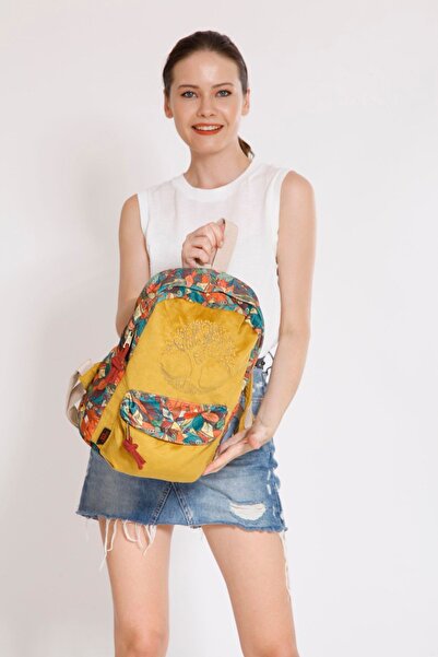 street&bagdnz Ethnic Authentic Bohemian Backpack with Tree of Life Embroidery