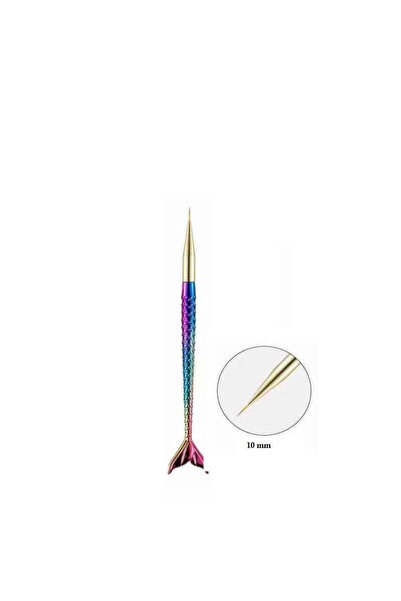 Cosmeticos Четка за рисуване на нокти, дръжка тип „русалка“, връх 10 мм