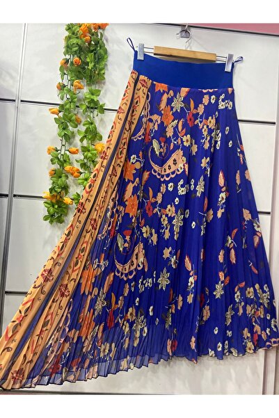 edu collection Шифон з візерунком, підкладка з дзвіноподібною спідницею