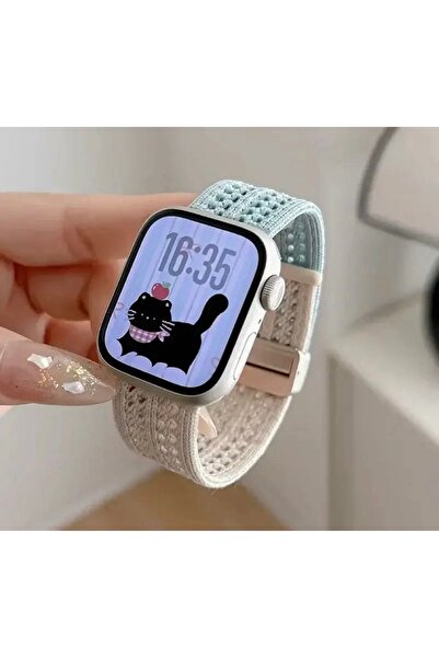 UMD APPLE WATCH UYUMLU 44/45/46/49 MM CUTE LOOP ÖRGÜ KORDON