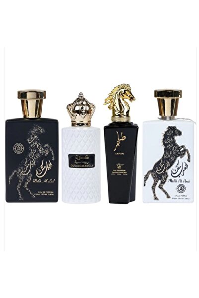 ayelete Set of 4 Oriental Men's Perfumes - Malik al Lail + Oud Romancia + Tahir + Malik al Arab