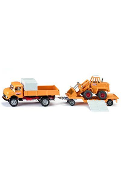Siku Mercedes 710 Classic Truck with Trailer and Kramer Excavator, 1:50 Scale (4117)