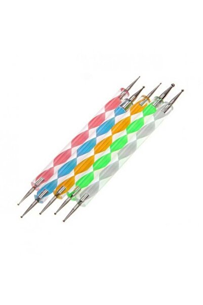 Cosmeticos Σετ 5 διπλών βελονών για nail art