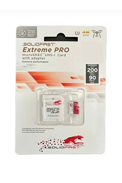 UMSN 128GB MicroSD Kart SolidFast - Adaptörlü