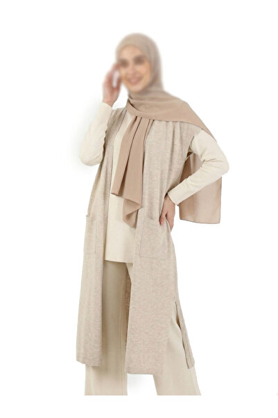 dcn giyim 1985 Long Wool Vest-3070