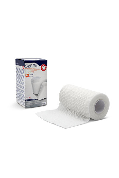 PIC SOLUTION ITALY Self-Fix Self Adhesive Bandage in Box 10 cm x 4 m