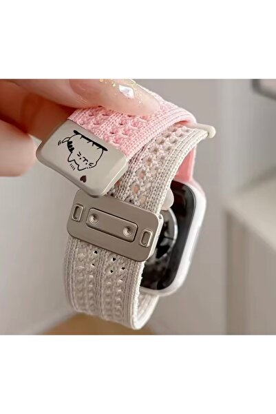 UMD Apple Watch Compatible 44/45/46/49 mm Cute Loop Knitted Cord