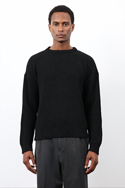 Antioch Black Knitted Sweater Men's Sweater