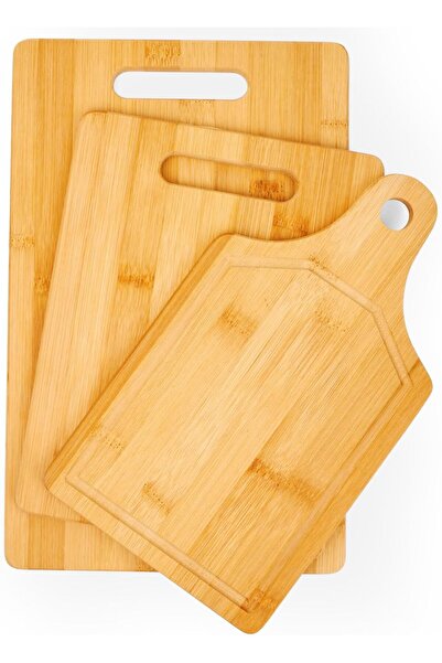 HavenPlus Bamboo Cutting Board Set of 3 with Juice Groove