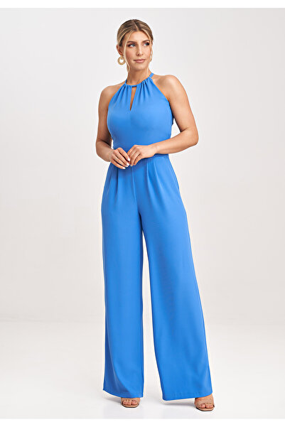 Figl Salopetă elegantă de mireasă albastră pentru femei M1023, mărimea S/M