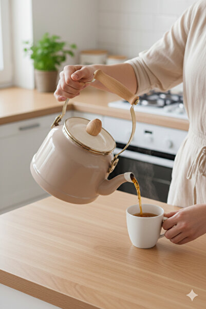 Madame Coco Bonneville Teapot - Beige