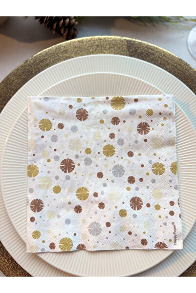 Mank Șervețele de masă, 3 straturi, hârtie de mătase - Ania briliant, 33 x 33...