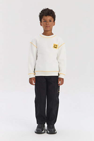 Nebbati Boy Ecru Sweatshirt