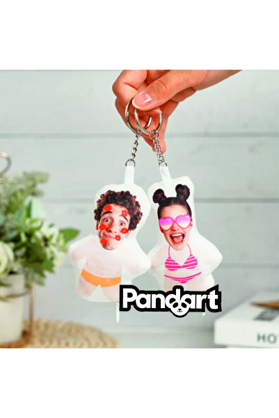 pandart Fotoğraflı Komik Figür Anahtarlık