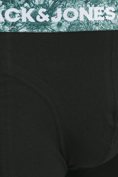 Jack & Jones Ανδρικό μοντέλο μπόξερ σε μαύρο χρώμα Κωδικός: (12285587) Jacadrıan Flower Trunks 2 Pack