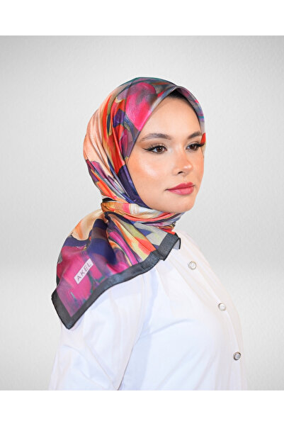 Akel Μοτίβο ψηφιακού κρυστάλλου σε κασκόλ – Αντιολισθητικό, λαμπερό και καθημερινή κομψότητα