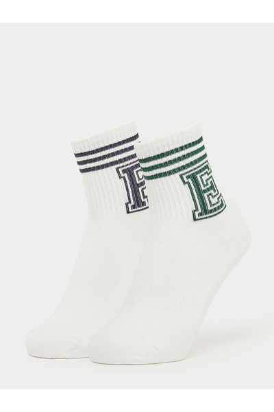 Styli Pack of 2 - Letter Detail Socks