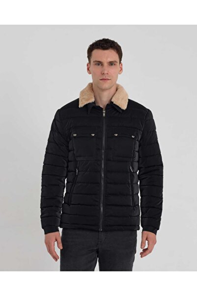 BLACKMOOD Мъжка пухена яке с двойна яка