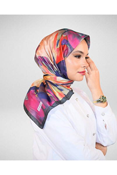 Akel Μοτίβο ψηφιακού κρυστάλλου σε κασκόλ – Αντιολισθητικό, λαμπερό και καθημερινή κομψότητα