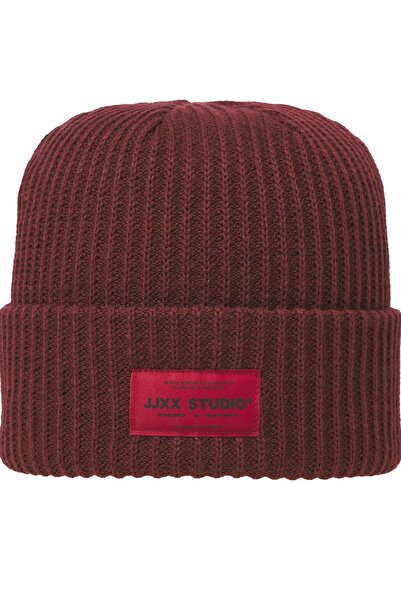 JJXX Women's / Girls' Burgundy Beanie Model Code: (12222919) Jxothelıa Knıt Beanıe Acc Sn
