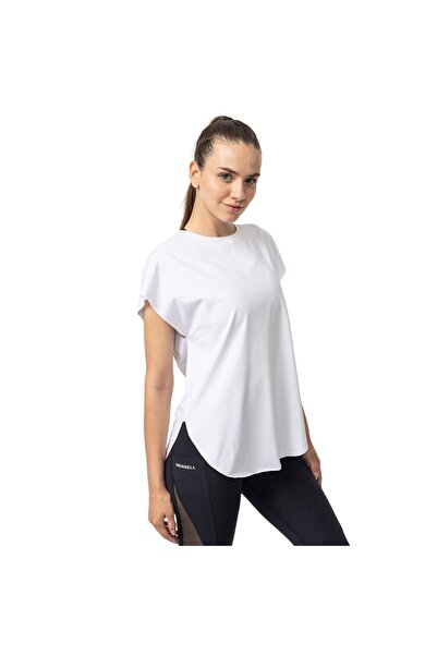 Merrell Tulip Women's White Running T-Shirt Women's Running T-Shirt M5Tulipw