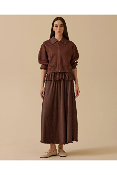 SCL Μίντι φούστα με υφή