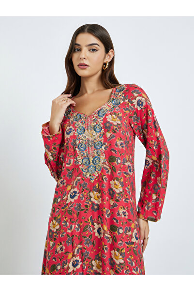 Maxim Creation By Styli Thread Embroidery A-Line Jalabiya