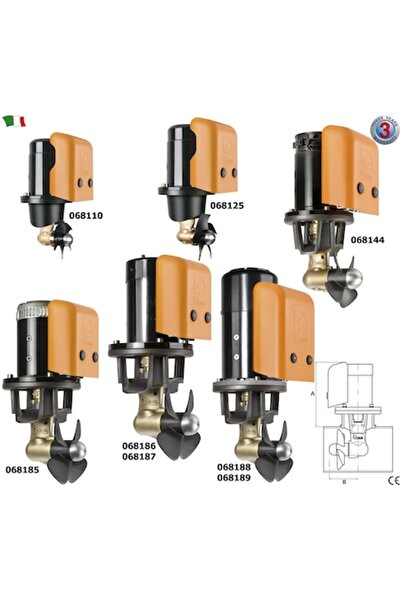 TNG Outdoor Elice cu propulsor de proră GFN, 12V, 6 kW
