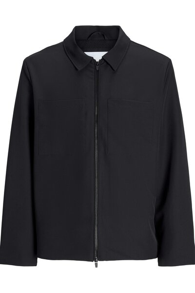 Jack & Jones Men's Black Jacket Model Code: (12270677) Jjeperfect Shacket Sn