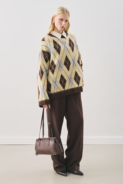 Manuka Baklava Patterned Knitwear Sweater Blue