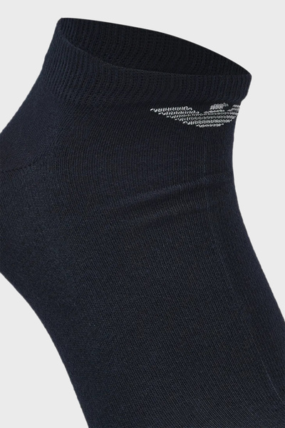 Emporio Armani Чорапи с лого, памучни, 3 чифта, мъжки ЧОРАПИ EM000550 AF14446 MB082