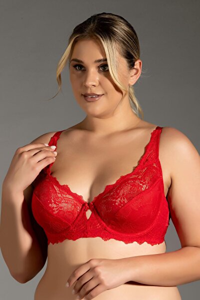 cotonhause Women's Shaping / Sculpting Underwire Lace Red Bra C2T0N3253
