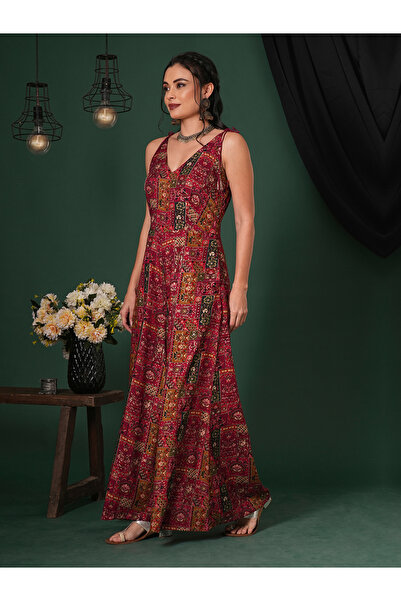 Globus By Styli Tassel Tie-Up Shoulder Straps Wide Leg Fusion Jumpsuit