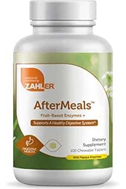 Zahler After Meals Natural Antacid & Digestive, 100 Tablets