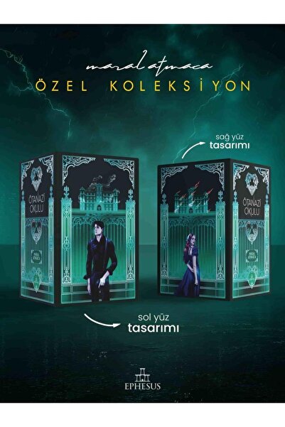 Ephesus Yayınları Ötanazi Okulu Serisi – Yan Boyamalı Kilitli Koleksiyon Kutu