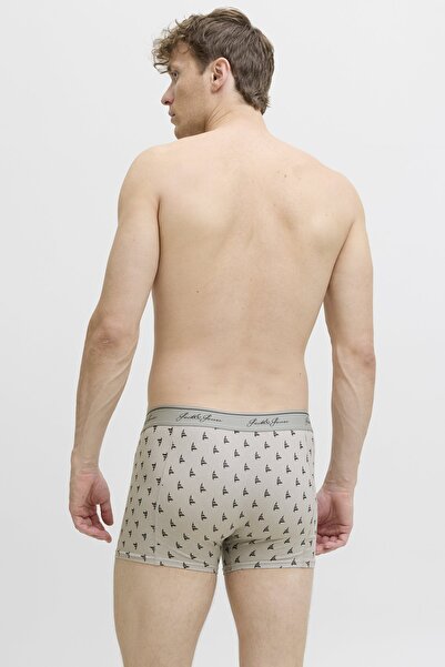 Jack & Jones Ανδρικό μπόξερ γκρι μπεζ Κωδικός: (12283348) Jactate Trunks 3 Pack Sn